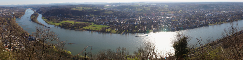 View from Königswinter to Bonn